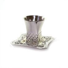 Silver Plated Kiddush Cup & Plate
