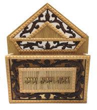 Hand Carved Wood Wall Bencher Holder
