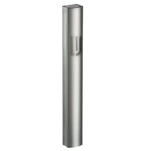 Aluminium Mezuzah 7cm- Dark Gray, withou