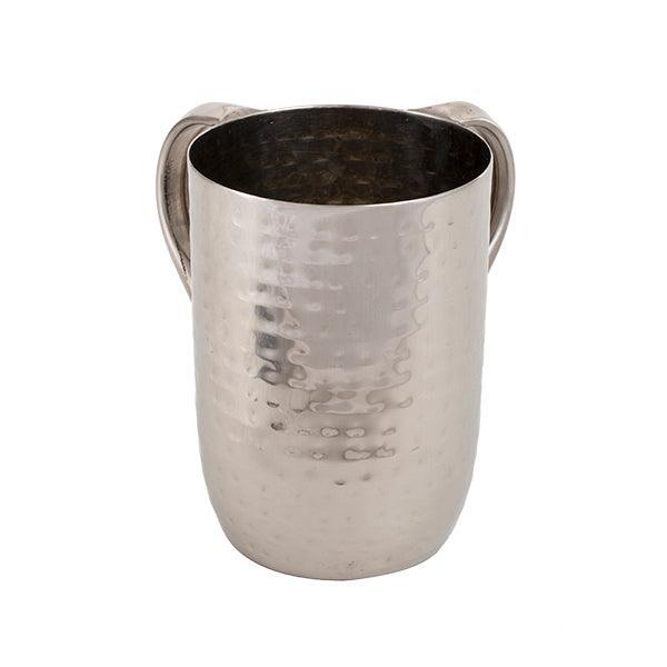 Aluminum Hammered Large Washing Cup Silver (EM-NYA1)