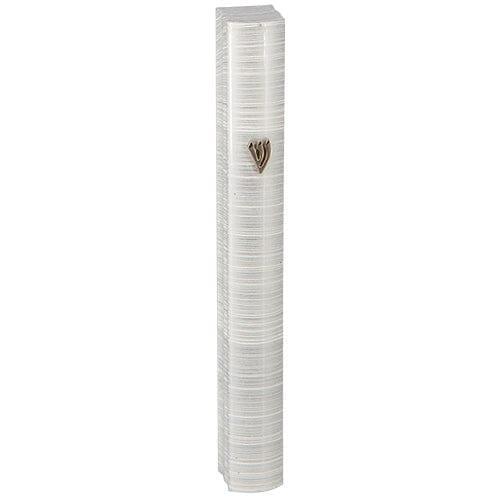 Aluminum Mezuzah 10 cm-3D Metallic Gray
