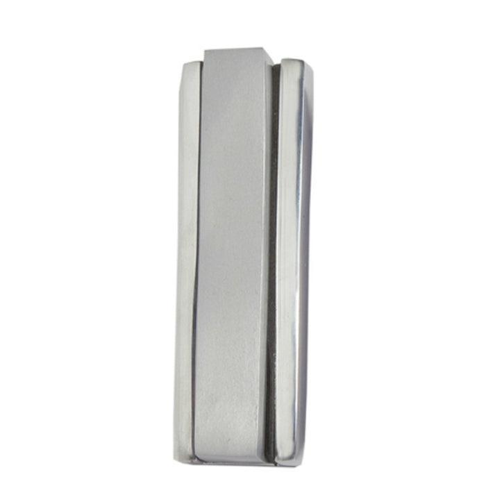 Aluminum Mezuzah 10cm Silver (EM-MZIM1)