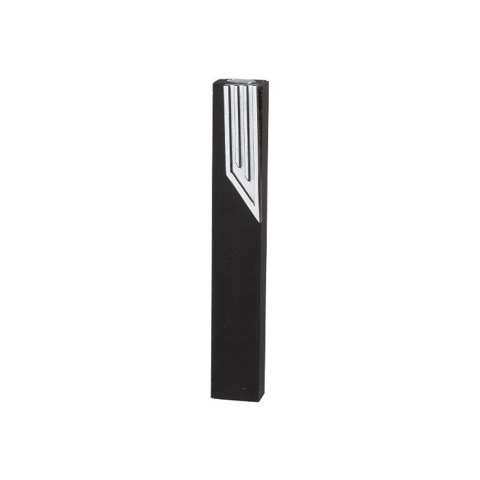Aluminum Mezuzah 12cm with Metal "Shin"