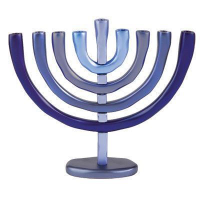 Anodize Chanukah Menorah Blue (EM-HMB2)