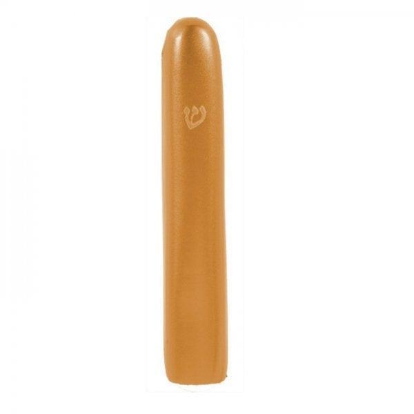 Anodized Aluminum Mezuzah Large 12CM Curved Thin (EM-MZHL)