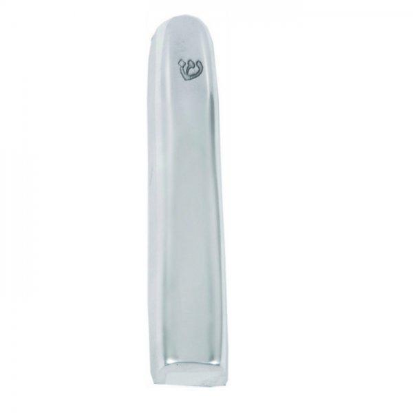 Anodized Aluminum Mezuzah Medium 10CM  Curved Thin (EM-MZHM)