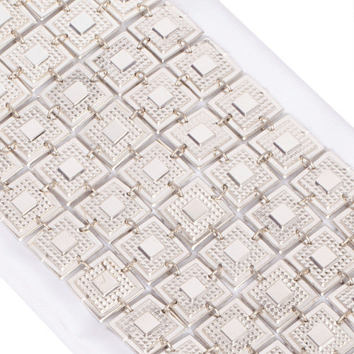 Mirror Square with Inset Square Sterling Silver Atarah