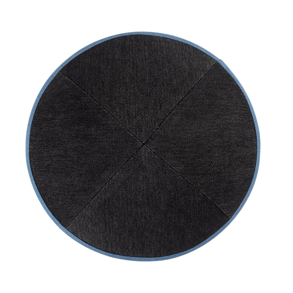 IKIPPAH DARK DENIM COLORS W/ COLORED RIM YARMULKE