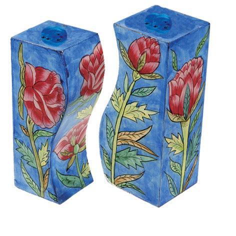 Big Red Flowers Salt and Pepper Shaker