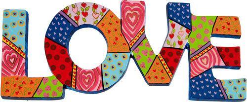 Blessings Laser Cut+ Hand Painting- Love English (EM-WHD4)