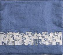 Blue Tallit Bag Jerusalem (EM-TBL-8A)