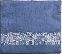 Blue Tallit Bag Jerusalem (EM-TBL-8B+C)