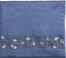 Blue Tallit Bag Pomegranates BLACK (EM-TBL-6D)