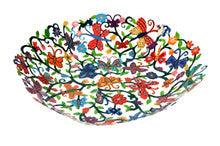 Emanuel Large Laser Cut Bowl-- Butterflies