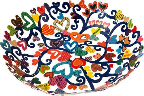 Bowl- Small Laser Cut+ Hand Painting- hearts (EM-BOS2)