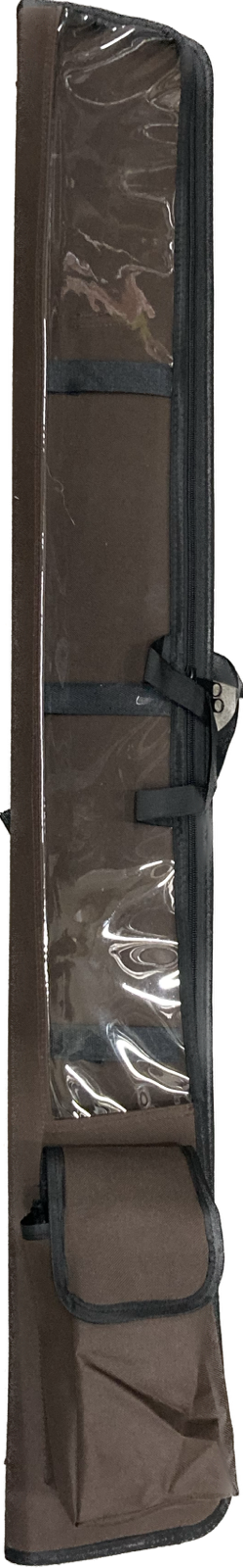 Brown Vinyl Lulav Holder with Shoulder Strap and Etrog Pouch 47&quot; Long (L-LET6)