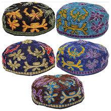 Bucharian Kippah Machine Made 6 Sizes 50cm