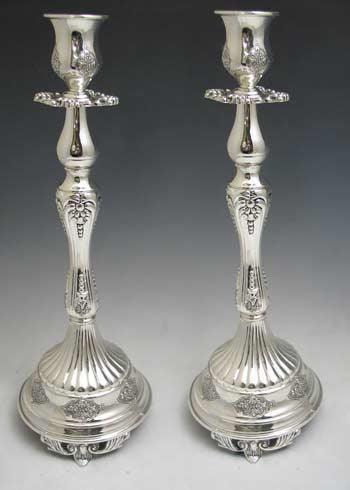CANDLESTICKS SILVERPLATED