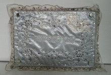 Challah Tray with Knife White Flowers