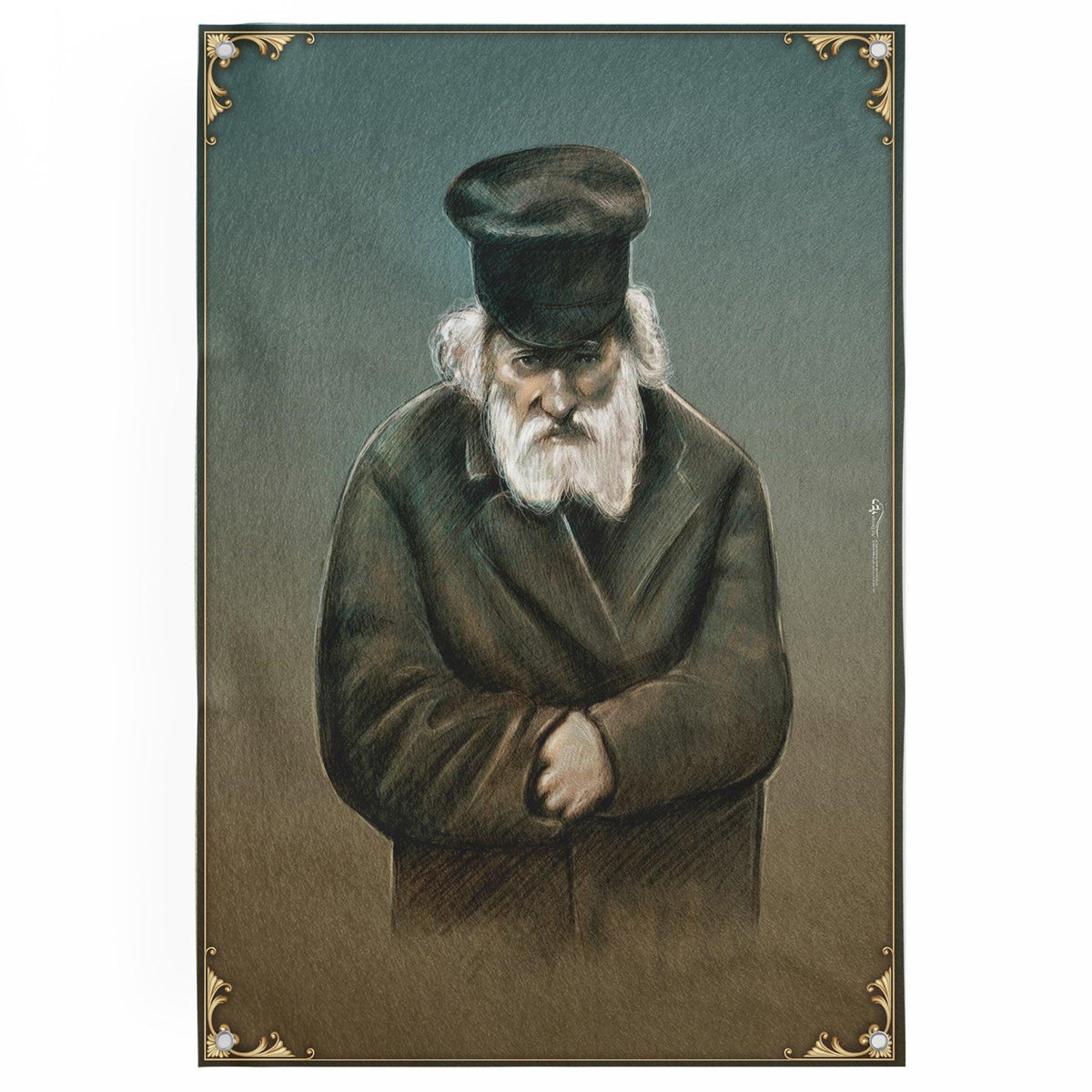 Chofetz Chaim Sukkah poster | Jewish Art | Gift | Israel | Religious Prints | Jewish educational poster - Ben-Ari Art Gallery
