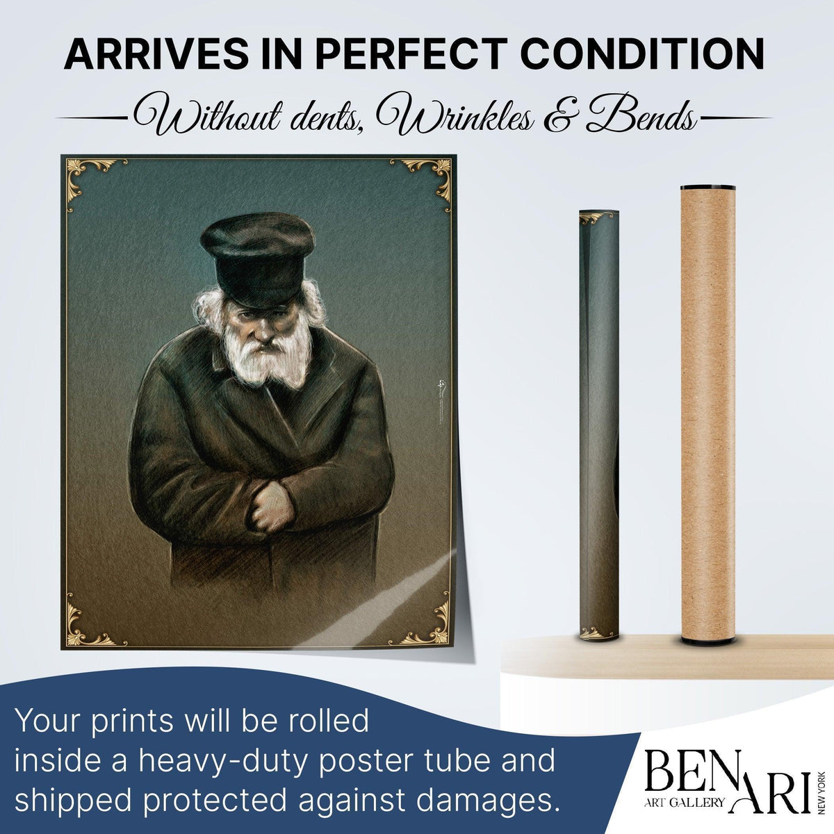 Chofetz Chaim Sukkah poster | Jewish Art | Gift | Israel | Religious Prints | Jewish educational poster - Ben-Ari Art Gallery