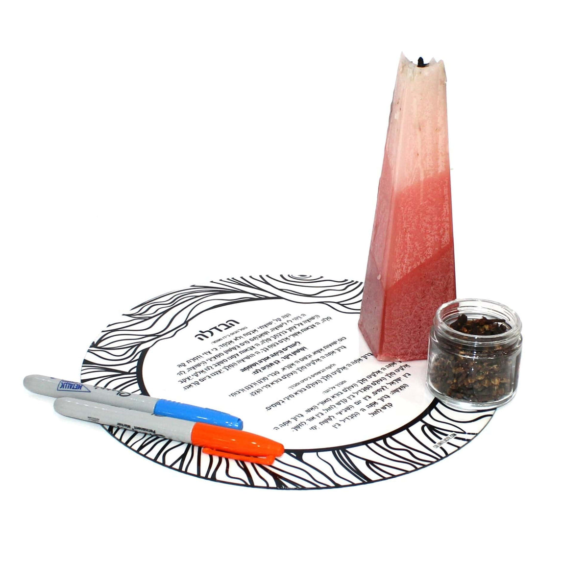 Color it Acrylic Havdalah Plate - Waterdale Collection