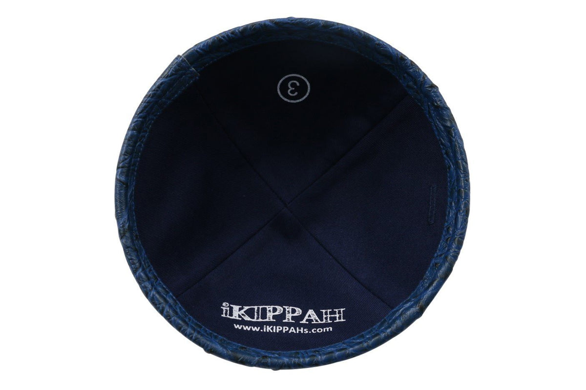 IKIPPAH CROCODILE LEATHER YARMULKE