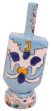 Ceramic Karshi Dreidel + Stand