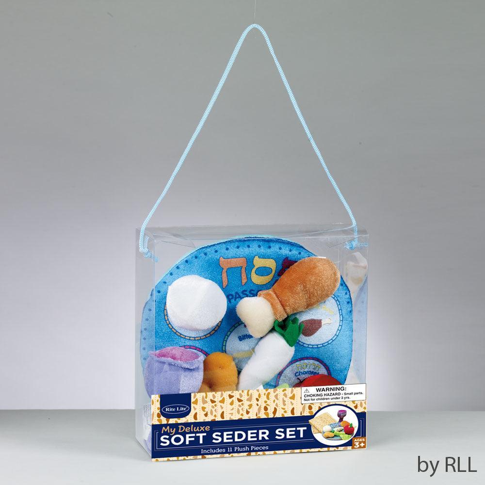 DELUXE SOFT SEDER SET, PLUSH, 11 PIECES, 8", GIFT BOX