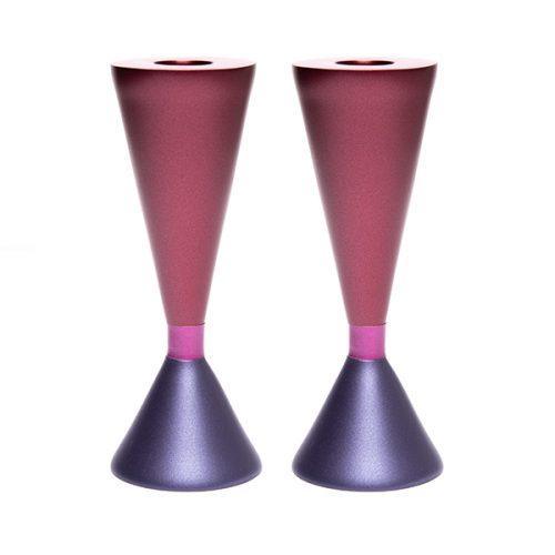 Double Sided Anodized Candlesticks W/ Ring (EM-CSK)