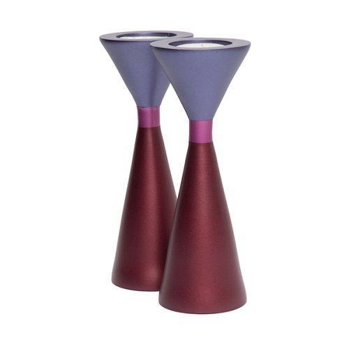 Double Sided Anodized Candlesticks W/ Ring (EM-CSK)
