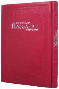 Haggadah Leather Hot Pink 7x10.5