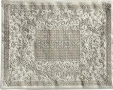 Full Embroidered Afikomen Bag - Oriental Silver