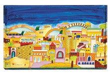 Emanuel Challah Board with Lucite Protector Jerusalem