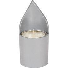 Anodize Memorial Candle Holder Silver