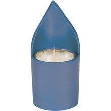 Anodize Memorial Candle Holder Blue