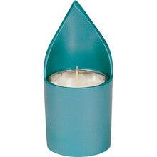 Anodize Memorial Candle Holder Turquoise