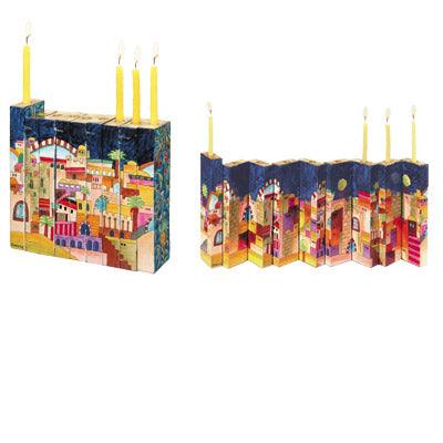 Emanuel Accordion Menorah Jerusalem (EM-HM-1)