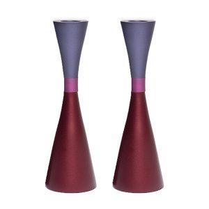 Emanuel Anodized Candlesticks w/ Ring (EM-CSC)