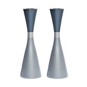 Emanuel Anodized Candlesticks w/ Ring (EM-CSC)