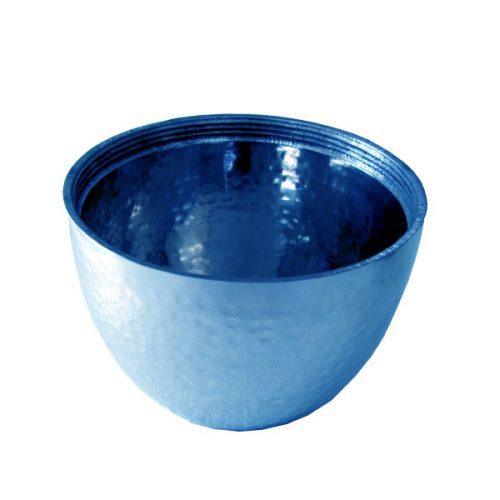 Emanuel Anodized Standing Esrog Box-Blue(EM-ETA3)
