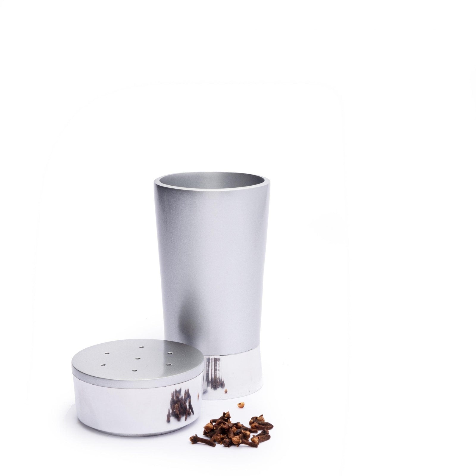 Emanuel Anodized Travel Havdallah Set-Silver (EM-HVA3)