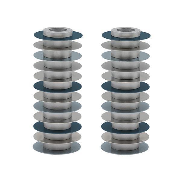 Emanuel Candlesticks with-Anodized Discs (EM-CV)