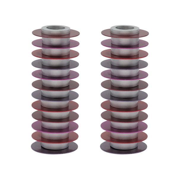 Emanuel Candlesticks with-Anodized Discs (EM-CV)