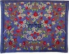 Emanuel Embroidered Tallit Bag Blue (EM-TBC-6B)
