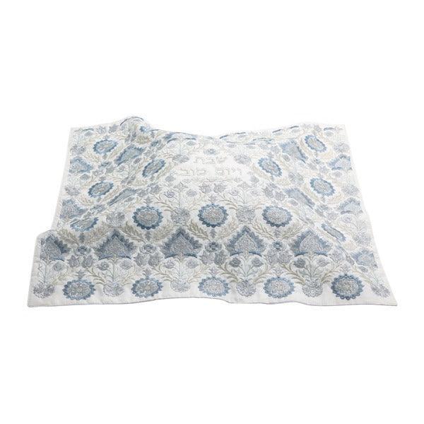 Emanuel Full Embroidered Challah Cover Carpet-Silver (EM-CMC27)