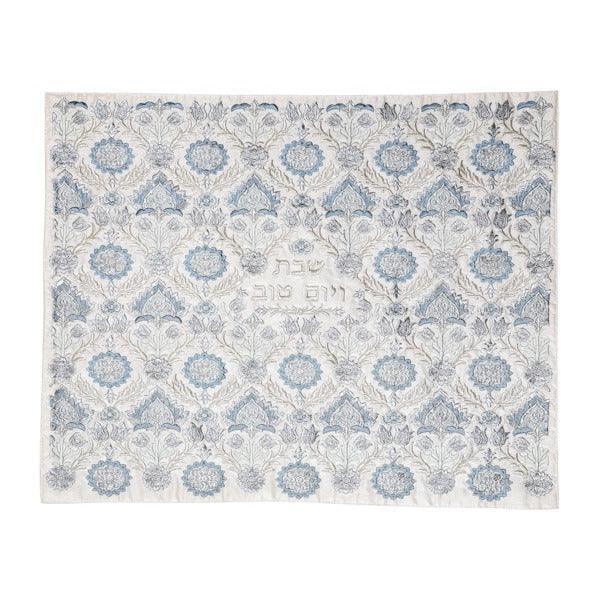 Emanuel Full Embroidered Challah Cover Carpet-Silver (EM-CMC27)