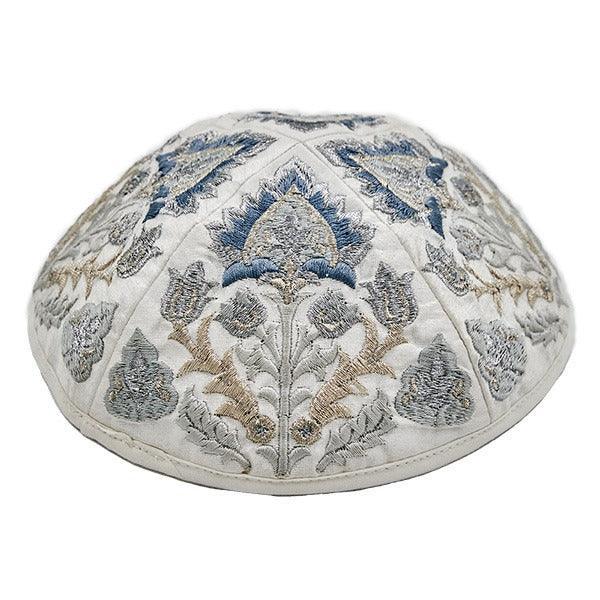 Emanuel Full Embroidered Tallit-Antique Silver (EM-TAH6S)