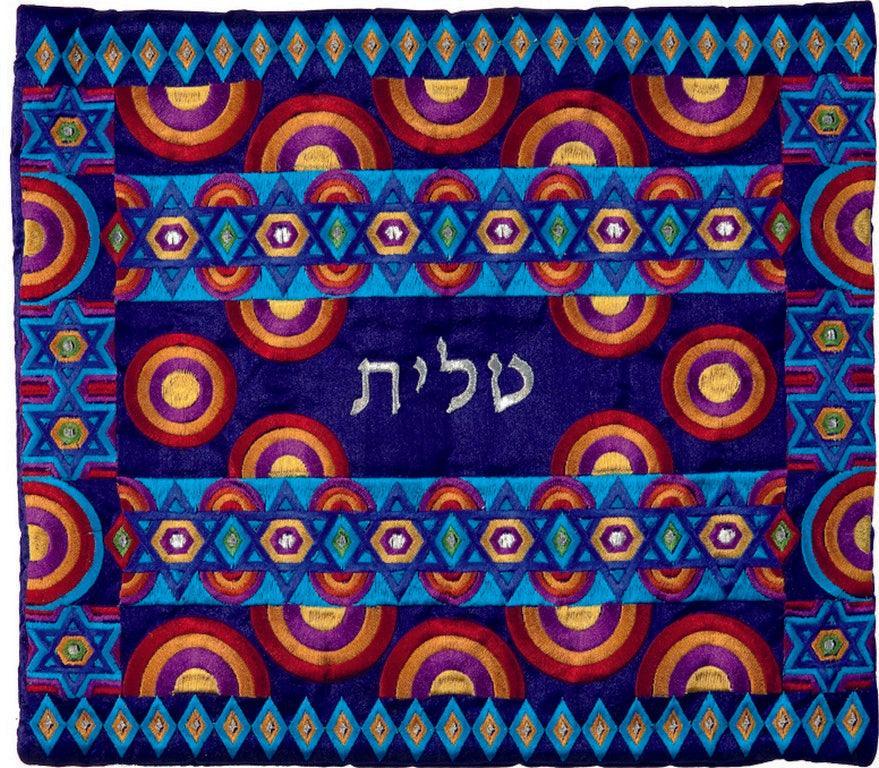 Emanuel Full Embroidered Tallit Bag Multi Color (EM-TBB-1M)