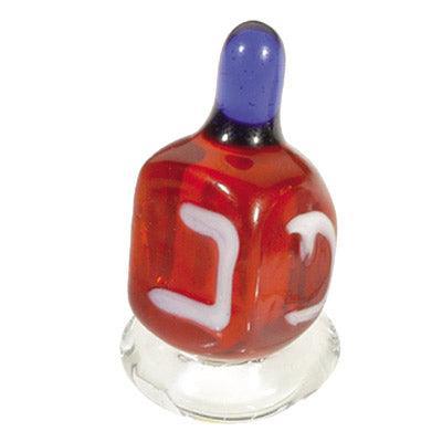 Emanuel Glass Dreidel with Stand (EM-DRG-3)
